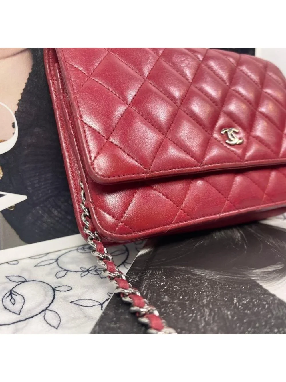 Chanel Chain Wallet Quilted Shoulder
